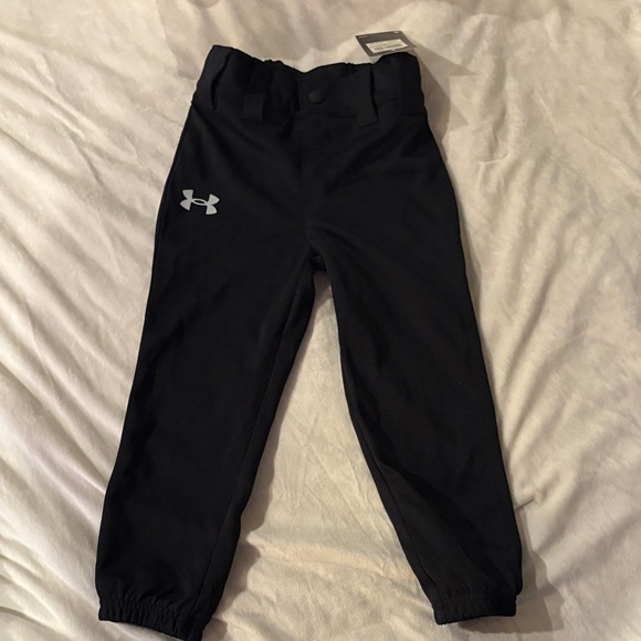 Under Armour Kids Black Baseball Pants - Picture 1 of 3